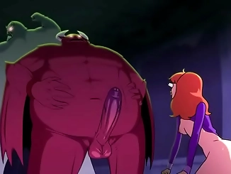 Revealing Luscious Daphne and Velma's Sexy Encounter with a Monster in the Scooby-Doo Series