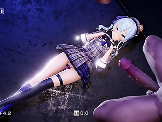 Get Ready for the Sexy and Alluring Hoshimachi Suisei from Hololive MMD!]