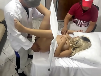 My Wife Gets a Check-up by the Gynecologist, but I Think She's Getting Fucked on the Side - And My Wife Loves It!