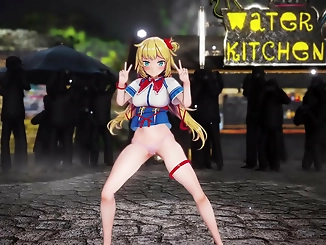 Unleash Your Desires with the Luscious MILF from Hololive Aksi Haato Ghostdance mmd