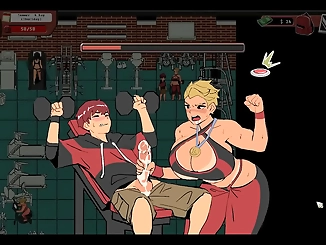 Luscious MILF Gives a Handjob at the Gym in Spooky Milk Life Ep