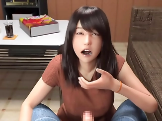 Jav MILF Giving Amazing Blowjob to a Huge Dick