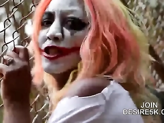 Happy Halloween with Luscious MILF Joker: Enchanting and Alluring!