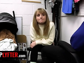 Mama's Gone Bad: Hot MILF Evie Caught Shoplifting With Baby Stroller!