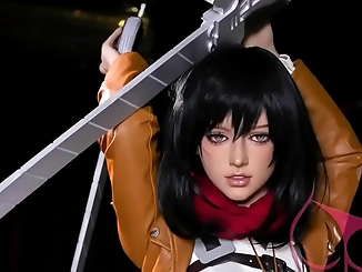 Introducing the Luscious Mikasa: A seductive and enchanting sex doll that will make your fantasies come true