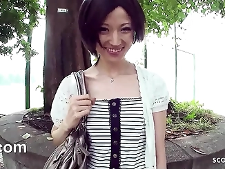 Meet the Luscious Japanese Teen who can't Resist Sucking Strangers' Dicks in Cars!