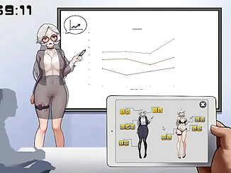 Relish in the Delights of a Silver-Haired Luscious Enchantress Using a Vibrator in Public