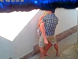 Japanese Couple Caught Fucking Outside Restaurant: Watch the Steamy Footage!