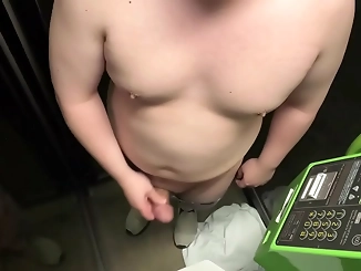 Japanese Beauty Pampers Men with Public Phone Explosion!