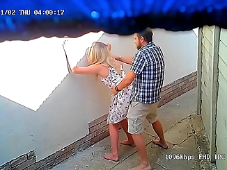 Experience Luscious and Alluring Women in McDonald's Delivery Area CCTV Cam 2