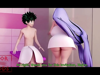 Nejire's Sensual Play with Deku: A Stunning Animation by hforgods