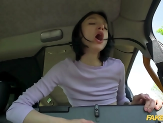 Unleash the Luscious Teen's Wet Pussy on the Taxi Backseat ? Fake Taxi