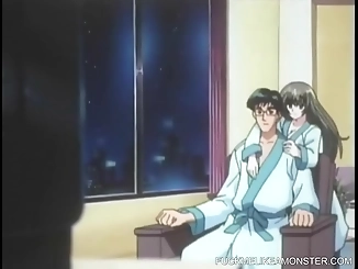 Japanese BDSM Teen Riding Cock in Anime Film: Get Ready for a Scorching Experience!