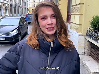 Satisfy Your Pussy Craving with a Public Cock: Luscious Lass Gets Cummed on in Public!